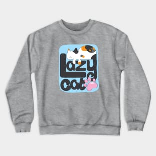 Lazy Cat Crewneck Sweatshirt